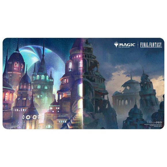 Playmats featuring popular Magic: The Gathering(R) --- FINAL FANTASY artwork. Made with a soft fabric top to reduce damage to cards during play and a non-slip rubber backing to keep the playmat from shifting during use, playmats enhance the gameplay experience. With dimensions of approximately 24 in. x 13.5 in., a playmat also makes an excellent oversize mousepad for home or office.