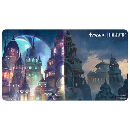 Playmats featuring popular Magic: The Gathering(R) --- FINAL FANTASY artwork. Made with a soft fabric top to reduce damage to cards during play and a non-slip rubber backing to keep the playmat from shifting during use, playmats enhance the gameplay experience. With dimensions of approximately 24 in. x 13.5 in., a playmat also makes an excellent oversize mousepad for home or office.
