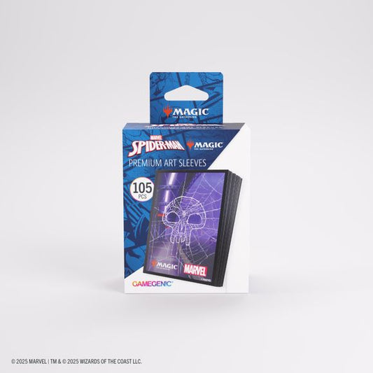 Enhance your game and protect your cards in style.These premium-quality, full-color printed Art Sleeves with textured finish are a must-have for every fan of the game. The matte back and clear front provide an exceptional tactile feel and an incredibly smooth shuffle experience. Each pack includes 105 sleeves and comes in fully plastic-free full-art packaging with a retractable hanger.