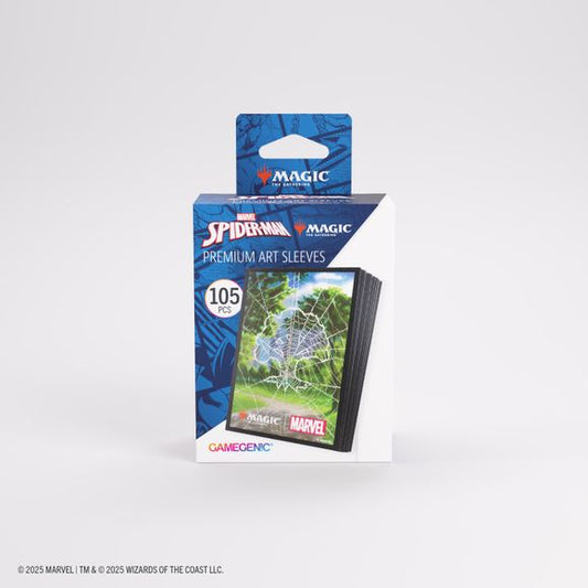 Enhance your game and protect your cards in style.These premium-quality, full-color printed Art Sleeves with textured finish are a must-have for every fan of the game. The matte back and clear front provide an exceptional tactile feel and an incredibly smooth shuffle experience. Each pack includes 105 sleeves and comes in fully plastic-free full-art packaging with a retractable hanger.