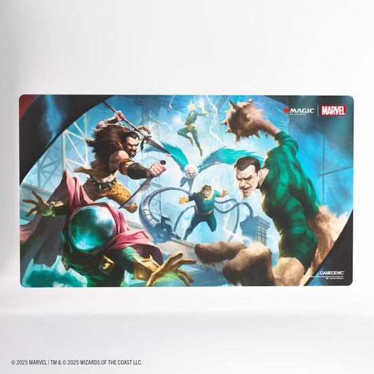 Premium-quality, full-color printed and officially licensed Prime Playmat; an essential accessory for every dedicated gamer.Each playmat captures the game's immersive atmosphere and brings it straight to your tabletop. With 2mm soft cushioning, it protects your cards from rough or dirty surfaces while offering a smooth and comfortable play experience. The ultrafine fabric surface ensures seamless card movement, while the anti-slip backing keeps the mat firmly in place during gameplay. Each playmat features