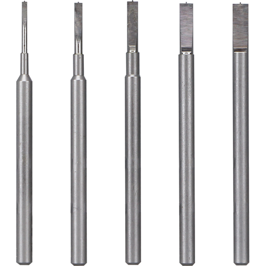 GodHand CSB-1-3 Pin Vise Spin Mold Blade Set of 5 1mm-3mm for Plastic Models