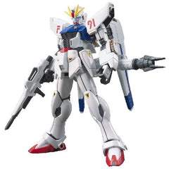 The incredibly fast Gundam F91 appears in a modern high-grade kit! Part of the All Gundam project which seeks to bring new modern kits from older Gundam titles, the F91 shares a common construction with other kits to allow for part swapping and easy customization. Alternate face and deployed shoulder fin parts can be easily part swapped out for display! Weapons include beam rifle, beam shield, beam sabers, beam launcher and movable VSBRS! Numbering for "F91" is engraved on shoulders.