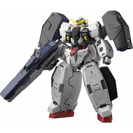 The Gundam Virtue piloted by Tieria Erde in Mobile Suit Gundam 00, finally joins the MG series lineup! The kit is full of various gimmicks, and its proportions have been re-considered under MG series standards. Additionally, The Gundam Virtue’s most iconic feature, transitioning into the Gundam Nadleeh, can be recreated. A wide range of armaments such as the GN Bazooka and Gundam Nadleeh Beam Rifle are included. 1/100 Scale.