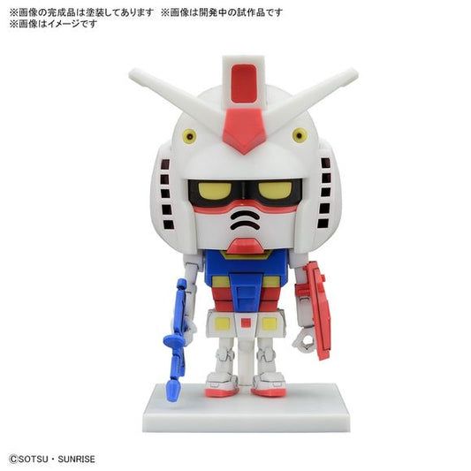 Finally, "Gunpla-kun" appears in a colored version! It is the first time in history that LIMEX has achieved multicolor molding.

[Accessories]
- Runner parts x 1
- Seal x 1
- Beam saber x 1
- Beam rifle x 1
- Shield x 1 
- Display pedestal x 1 *