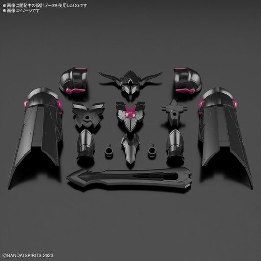 This "Class Up Armor (Rosan Paladin)" armor set from Bandai can be used with their "30MF (30 Minutes Fantasy)" series of plastic models! This set of armor and weapons can be "classed up" to a higher-tier job by doing armor replacement -- you can "class up" to Rosan Paladin by combining this armor with the Rosan Knight (sold separately). Paladin is a job that has sword skills at a higher level than a knight, and has increased physical defense power. The face design and coloring are different from the Liber R