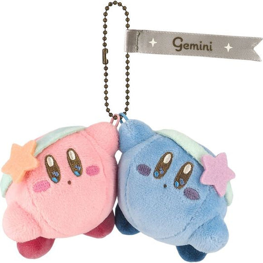 An adorable plush kirby keychain that is approximately 14cm x 10cm x 8.5cm.  Great for backpacks or keychains!