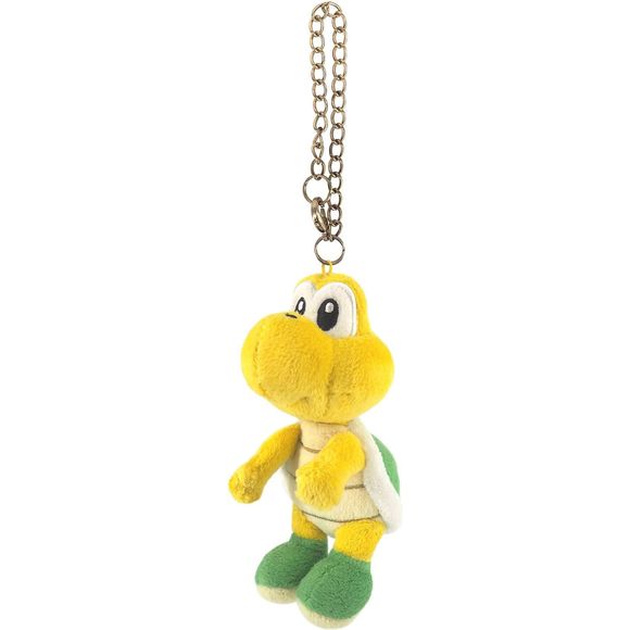 An adorable plush Koopa Troopa keychain that is approximately W5.5 x D6.5 x H12cm.  Great for backpacks or keychains!