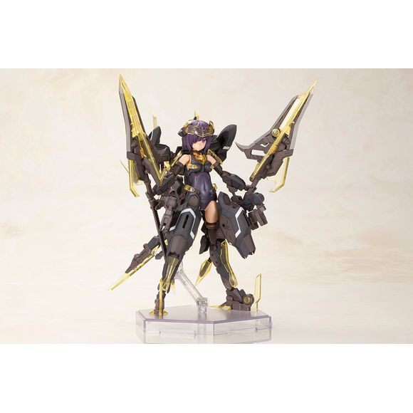The latest addition to the spin-off of Kotobukiya's original robot model kit series Frame Arms is FRAME ARMS GIRL HRESVELGR=ALBAS!
FRAME ARMS GIRL HRESVELGR brings to life an illustration by E-ji Komatsu that re-imagines Tomotake Kinoshita's transformable Frame Arms design of Hresvelgr as a cute young girl.
This kit is a variation kit within that Frame Arms Girl Hresvelgr series.
Enjoy switching between the model’s three forms, faithfully adapted from the transforming Frame Arms original.
Model Specific