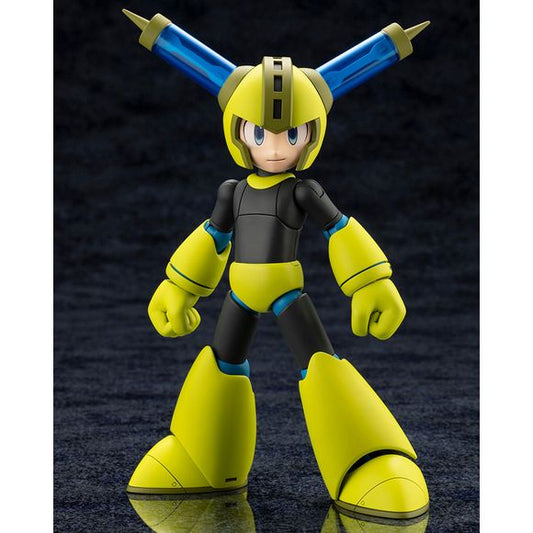 Kotobukiya brings us a model kit of Mega Man's Scramble Thunder Version! This model kit is based on the Mega Man 11 model kit, which was released about a year ago. The CAD design, which combines fine parts division and excellent proportions with full mobility, makes full use of the technology cultivated in the previous "Rockman X" model kit; you can recreate an accurate figure of Mega Man Scramble Thunder Ver. just by assembling it!
Measures approximately 5.75" tall once assembled