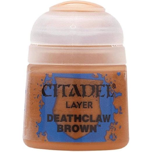 Citadel Layer paints are high quality acrylic paints, and with 70 of them in the Citadel Paint range, you have a huge range of colours and tones to choose from when you paint your miniatures. They are designed to be used straight over Citadel Base paints (and each other) without any mixing. By using several layers you can create a rich, natural finish on your models that looks fantastic on the battlefield.

12 ml