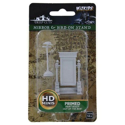 Dungeons & Dragons Nolzur’s Marvelous Miniatures come with highly-detailed figures, pre-primed with Acrylicos Vallejo primer and includes deep cuts for easier painting. The packaging of each different set will display the minis in a visible format.