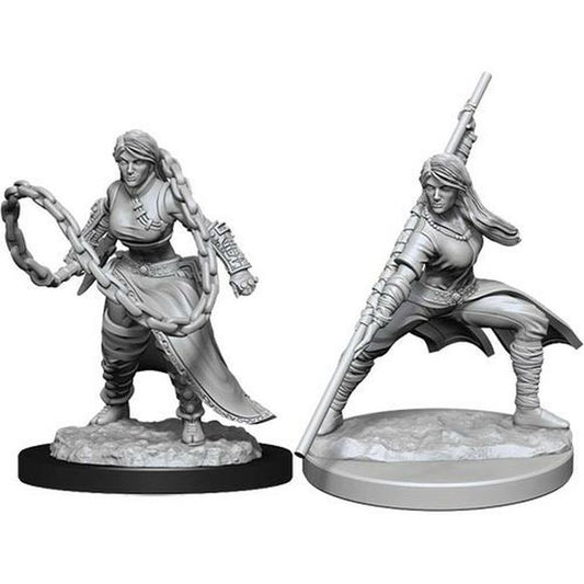 Dungeons & Dragons Nolzur’s Marvelous Miniatures come with highly-detailed figures, pre-primed with Acrylicos Vallejo primer and includes deep cuts for easier painting. The packaging of each different set will display the minis in a visible format.