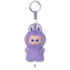 POP MART Labubu V4 The Monsters Pin For Love Alphabet Plush Pendant - Letter T