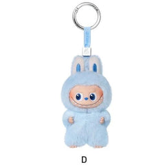 POP MART Labubu V4 The Monsters Pin For Love Alphabet Plush Pendant - Letter D