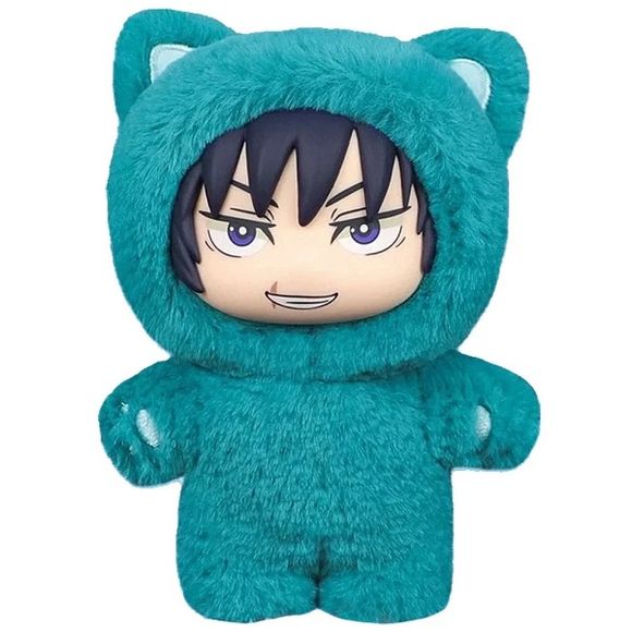Contains 1 Toji JJK Cat Ear Plush Keychain. Authentic product, the packaging has been opened to verify contents - and will ship with the original box, and all included materials.

Realistic Cute Design: Meticulously crafted plushies showcase intricate detail, capturing the charm of cartoon characters with lifelike appeal for a delightful addition to any collection

Skin-Friendly Plush Fabric: Crafted with ultra-soft plush material, this cartoon character plushie ensures a comfortable touch experience while