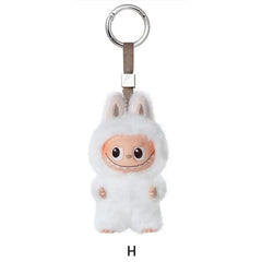 POP MART Labubu V4 The Monsters Pin For Love Alphabet Plush Pendant - Letter H