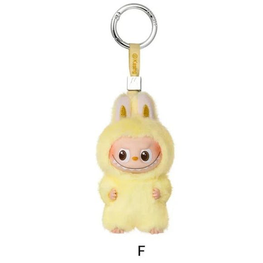POP MART Labubu V4 The Monsters Pin For Love Alphabet Plush Pendant - Letter F