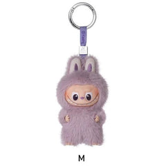 POP MART Labubu V4 The Monsters Pin For Love Alphabet Plush Pendant - Letter M