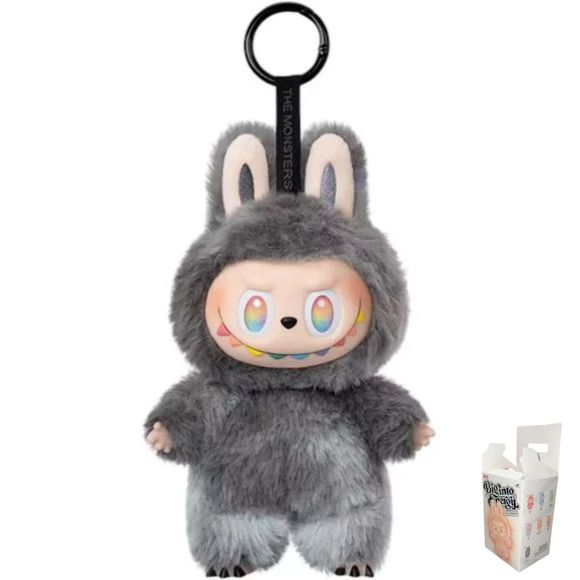 POP MART Labubu V3 Big Into Energy The Monsters Series ID Plush SECRET. Authentic product, the packaging has been opened to verify contents - and will ship with the original box, and all included materials.  Authenticity QR code has NOT been redeemed yet, and buyer will be able to redeem to verify authenticity.  Finish your collection of Labubu's today!