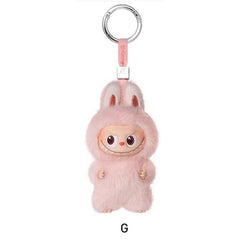 POP MART Labubu V4 The Monsters Pin For Love Alphabet Plush Pendant - Letter G