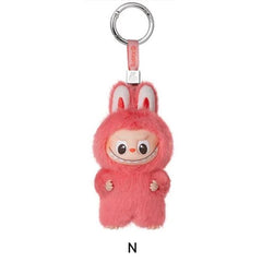 POP MART Labubu V4 The Monsters Pin For Love Alphabet Plush Pendant - Letter N