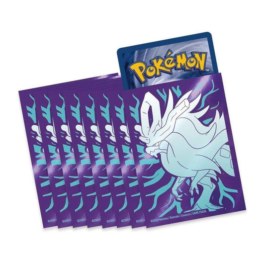 Store Your Cards in Style! Store up to 65 of your latest and greatest Pokémon cards in these TCG Sized Sleeves - 65ct (1 PACK) STANDARD SIZED POKEMON SLEEVE PACK