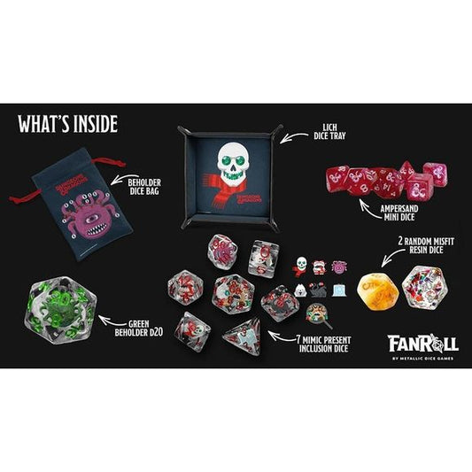 FanRoll: Dice Advent Calendar - D&D 12 Dice of Adventure