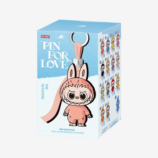 Unpack a little mystery—and a whole lot of charm—with this adorable Labubu pendant from Pop Mart’s "Pin for Love" series (Letters N–Z). Each blind box hides one unique plush—ranging from fun letter inspirations to quirky "monster" personalities—crafted to tug at the heart and tease the imagination. This listing is for one single blind box.

Each pendant measures approximately 6 × 5 × 10.5 cm (2.36 × 1.79 × 4.13 in), making it an ideal charm for backpacks, keychains, or display stands.

Authenticity QR code