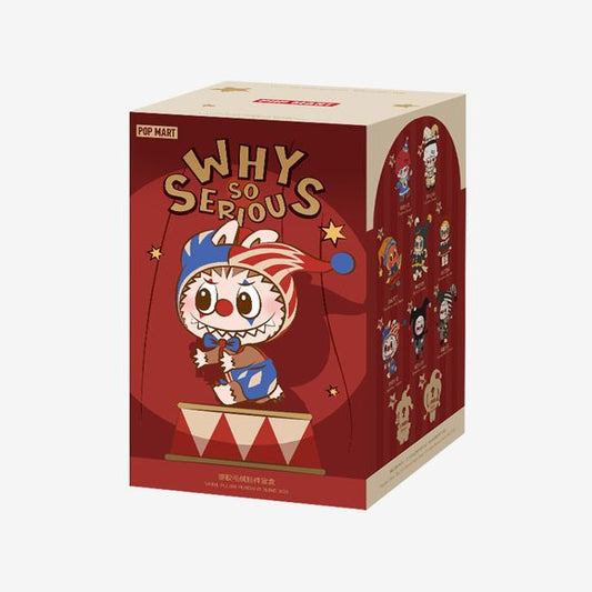 Dive into the world of mystery and mischief with the WHY SO SERIOUS Series Vinyl Plush Pendant Blind Box from POP MART. Each package holds a surprise character from this bold collection — a plush-pendant hybrid that’s designed to hang, display or carry along with you.

Crafted at approximately 16 cm (≈5.78″) tall, these collectible pendants combine soft, fuzzy plush materials with vinyl and PVC details for a striking look and texture. 

The series features multiple characters (including secret rare variants