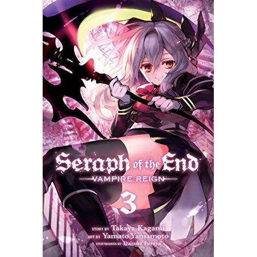In a post-apocalyptic world of vampires vs. humans, Yuichiro brings vengeance upon his vampire overlords!
After trumpets of the apocalypse proclaim the fall of humanity, vampires arise from the shadows to rule the earth. Yuichiro wants just one thing—to get revenge by killing each and every vampire.
Yuichiro survives the trial to acquire Cursed Gear—demon-possessed weaponry that is humanity’s only hope for combating the vampire scourge. But times are dangerous, and instead of getting to celebrate his newf