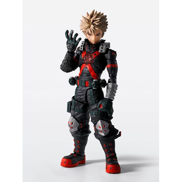 PRE-ORDER: Expected to ship in July of 2026

From the TV anime "My Hero Academia," Katsuki Bakugo joins S.H.Figuarts in his revived form from the final battle. The figure includes a wide variety of optional parts to recreate his last battle scenes. [Set Contents] Main body, 3 left and 4 right interchangeable hand parts, 5 interchangeable expression parts, set of interchangeable hair parts, 2 sets of explosion effect parts