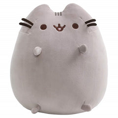 Pusheen brings brightness and chuckles to millions of followers in her rapidly growing online fan base. The new Squisheen collection has uniquely elastic fabric that makes her extra squishy inside and super soft outside! This 11” Squisheen sitting pose features Pusheen’s signature smile and paws out ready for squishing! Plush material is surface washable and suitable for ages one and up.