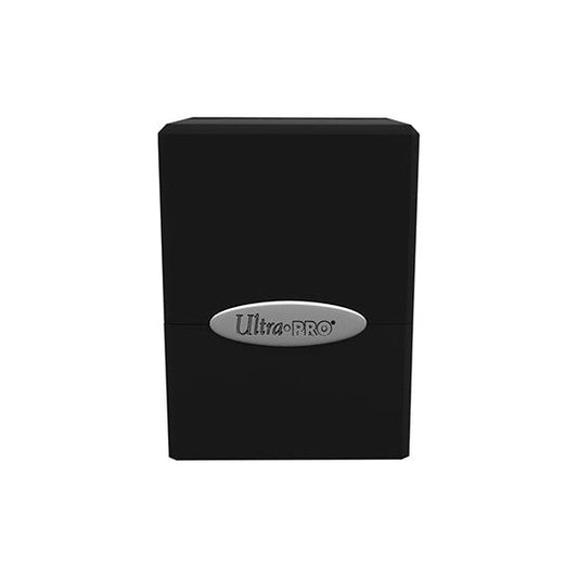 Ultra PRO's Satin Cube Deck Box is compact, secure, and durable. An update of an old favorite, this deck box is made with a hard, durable outer shell. Each Satin Cube is designed to hold up to 100+ standard-sized trading cards (such as Magic or Pokemon) in Ultra PRO sleeves.