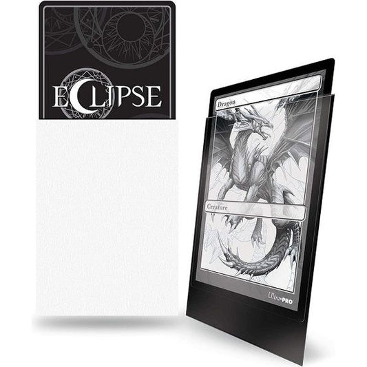 Ultra Pro Eclipse Pro Matte Standard Sleeves (100 Pack) - Arctic White