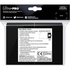 Ultra Pro Eclipse Pro Matte Standard Sleeves (100 Pack) - Jet Black