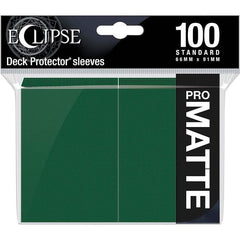The Eclipse Matte Deck Protector sleeves offer a fully opaque back and glare-free matte card display. With the help of ChromaFusion technology, these sleeves feature an effortless glide shuffle and split-resistant seal, making Eclipse Deck Protectors premium trading card protection. Each pack includes 100 standard sized card sleeves, hand packed and manufactured in California, USA.

100 standard sized Deck Protector sleeves
ChromaFusion technology provides a fully opaque backing, split-resistant seal, and e