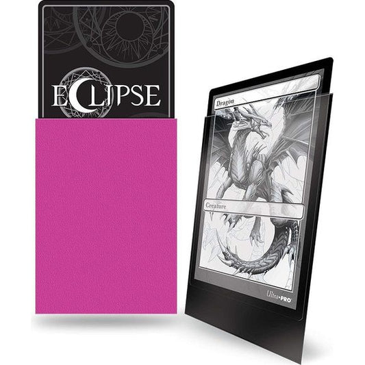 Ultra Pro Eclipse Pro Matte Standard Sleeves (100 Pack) - Hot Pink