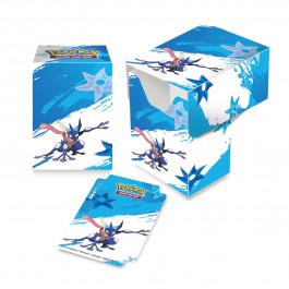 Full View Deck Box for Pokemon feature vibrant, full-color artwork and includes one matching deck divider. Made with archival-safe, non-PVC, rigid polypropylene materials, these deck boxes can store up to 75 double-sleeved cards comfortably. The self-locking lid keeps your cards securely stored when not in use, while also offering easy access. Sized for standard size trading cards.
