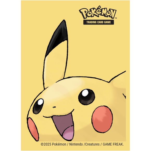 Deck Protector Sleeves for Pokemon feature vibrant, full-color artwork of Pikachu and are made with our proprietary ChromaFusion Technology to prevent peeling. Archival-safe polypropylene materials ensure you can sleeve your cards with confidence. Sized for standard size trading cards measuring 2.5 in. x 3.5 in.