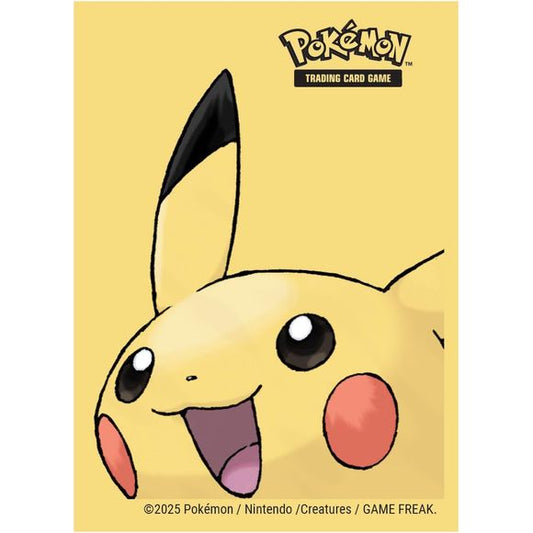 Deck Protector Sleeves for Pokemon feature vibrant, full-color artwork of Pikachu and are made with our proprietary ChromaFusion Technology to prevent peeling. Archival-safe polypropylene materials ensure you can sleeve your cards with confidence. Sized for standard size trading cards measuring 2.5 in. x 3.5 in.