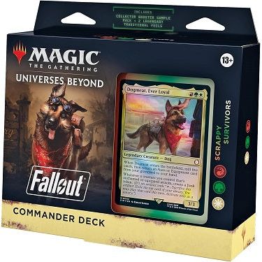 Magic: The Gathering Universes Beyond: Fallout Commander Deck - Scrappy Survivors | Galactic Toys & Collectibles