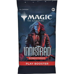 Return to the plane of glorious gothic horror and dig up fan-favorite reprints from every Innistrad set ever made with Innistrad Remastered. Cackle with delight at Showcase treatments from Innistrad’s past and behold all-new borderless art that’s hauntingly boo-tiful. Plus, every booster arrives nostalgia-packed with a Retro frame card!
Play Boosters are the best way to explore all the gothic horror world of Innistrad has to offer. Play Boosters are balanced for Limited play, perfect to open just for fun, a