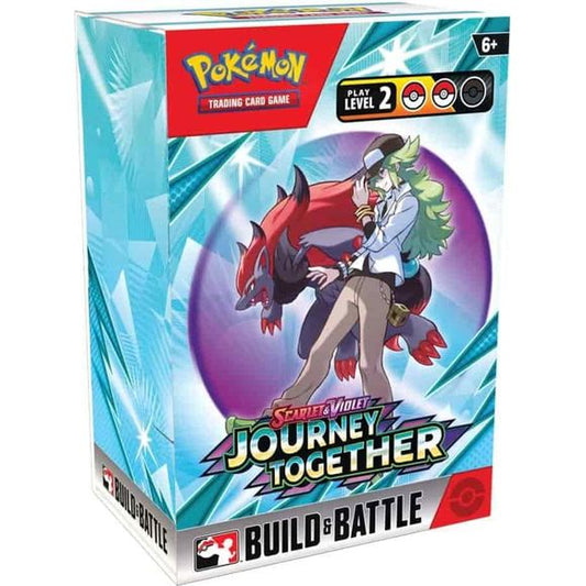 Inside, you'll find: A 40-card ready-to-play deck, including 1 of 4 unique foil promo cards, 4 Pokemon TCG: Scarlet & Violet Journey Together booster packs, and A code card for Pokemon TCG Live.