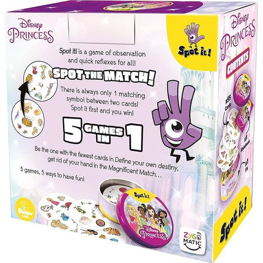 Zygomatic: Spot It!: Disney Princess Card Game