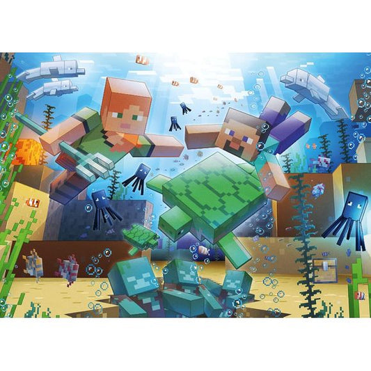 Ravensburger Minecraft Mosaic 1000 Piece Jigsaw Puzzle 27x20-inch