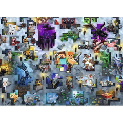 Ravensburger Minecraft Mobs 1000 Piece Jigsaw Puzzle 27x20-inch