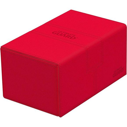 Ultimate Guard Twin Flip`n`Tray 160+ Monocolor Red | Galactic Toys & Collectibles