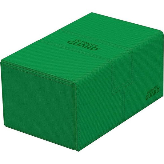 Ultimate Guard Twin Flip`n`Tray 160+ Monocolor Green | Galactic Toys & Collectibles