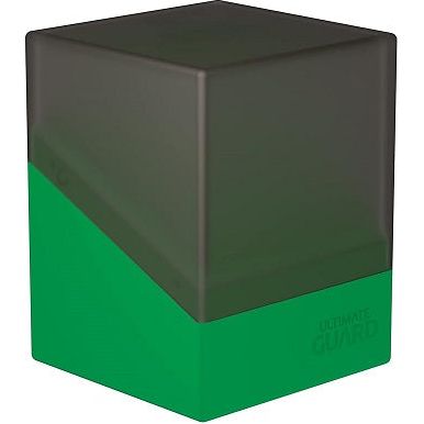 The Ultimate Guard Boulder 100+ SYNERGY is built to house and keep safe at least 100 double sleeved cards. The Boulders are available in 5 different color combinations: So whether youre a white/blue player striving for peace or you identify more with green/black bloodthirsty zombies, were sure youll find the perfect box for your deck.